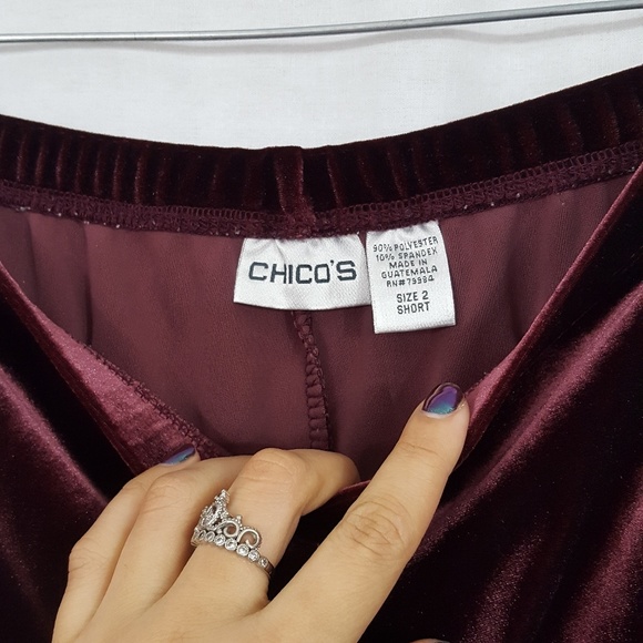 TRACK SUIT Chico's Maroon Valour L 2 Short - Picture 8 of 8